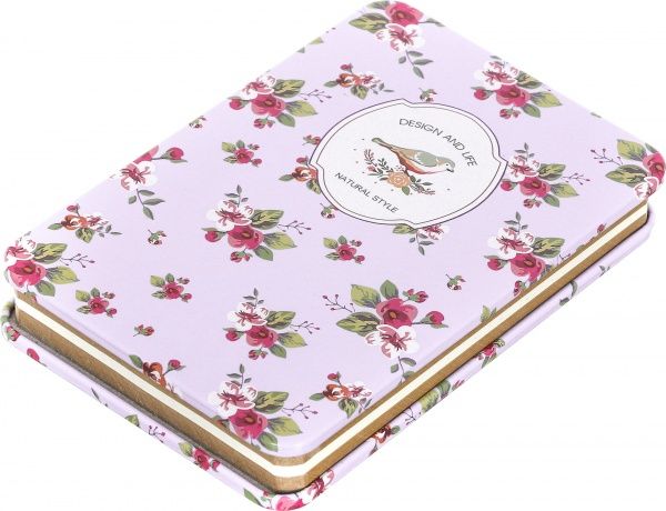 Блокнот Цветы розовый