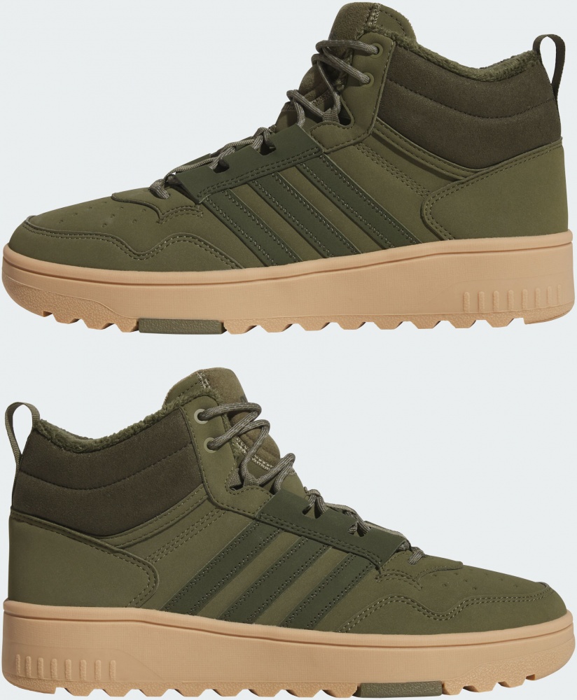 Черевики Adidas HOOPS 4.0 MID WINTER JQ5363 р.42 2/3 хакі