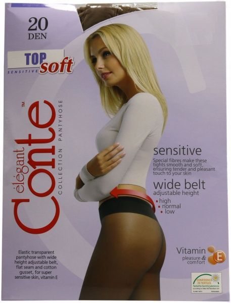 Колготки Conte TOP SOFT 20 den Bronz р. 4 бронзовый 