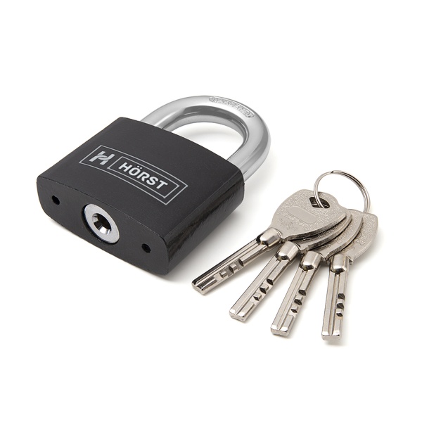 Замок навісний Horst HR-SP4-60D відкритий (амбарний) 