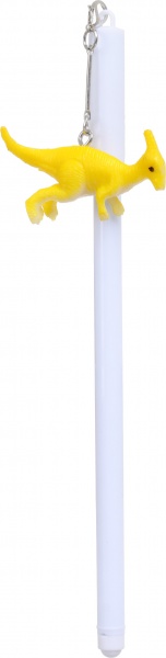 Ручка гелевая Палеонтологическая эра белая 