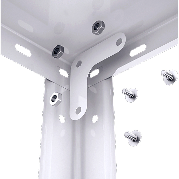 Стеллаж металлический 184x95x44 см