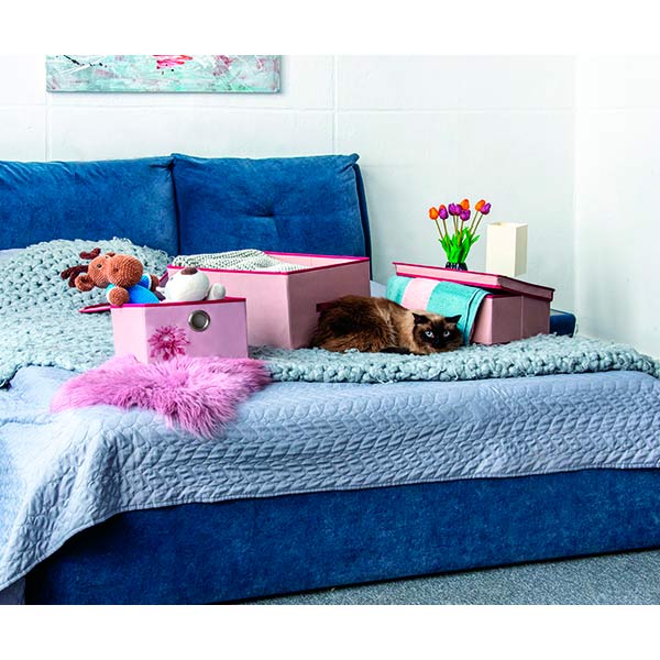 Короб складаний Handy Home UC-83 Хризантема 14 л рожевий 180x280x280 мм