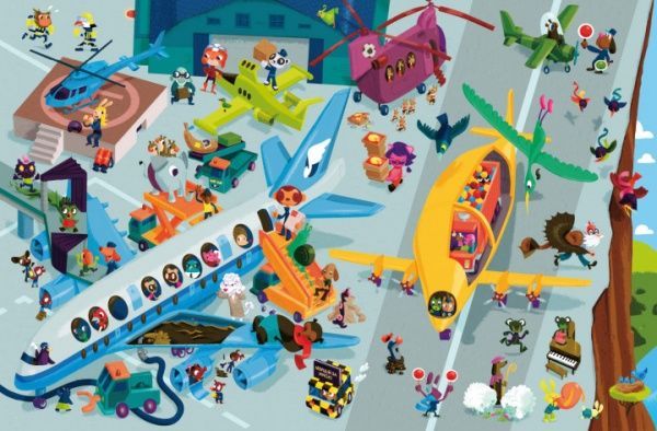 Книга Штефан Ломп «Книга. Мій перший віммельбух. Аеропорт»