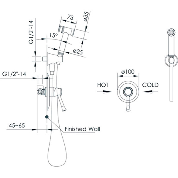 Душовий набір Imprese Podzima Zrala ZMK02170812