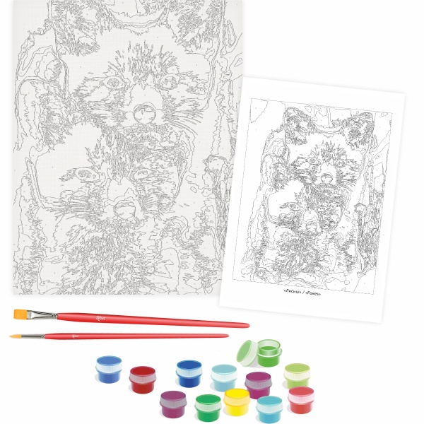 Картина за номерами Лисиці 35x45 см Rosa Start 