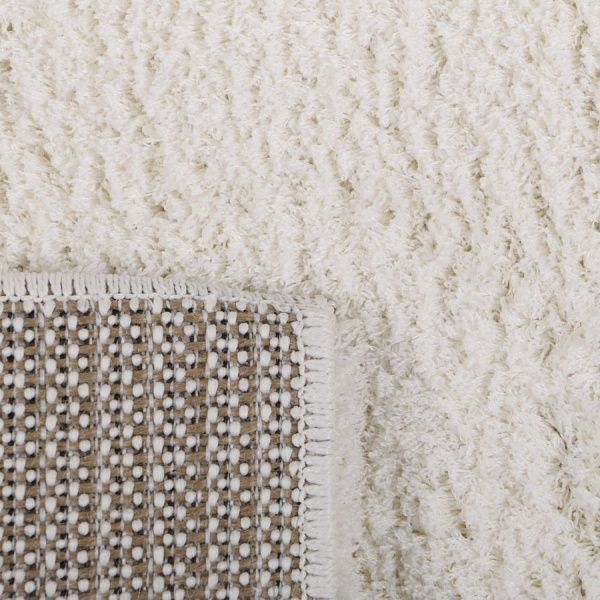 Килим Ozkaplan Karpet Gold Shaggy білий 1,5x2,2 м