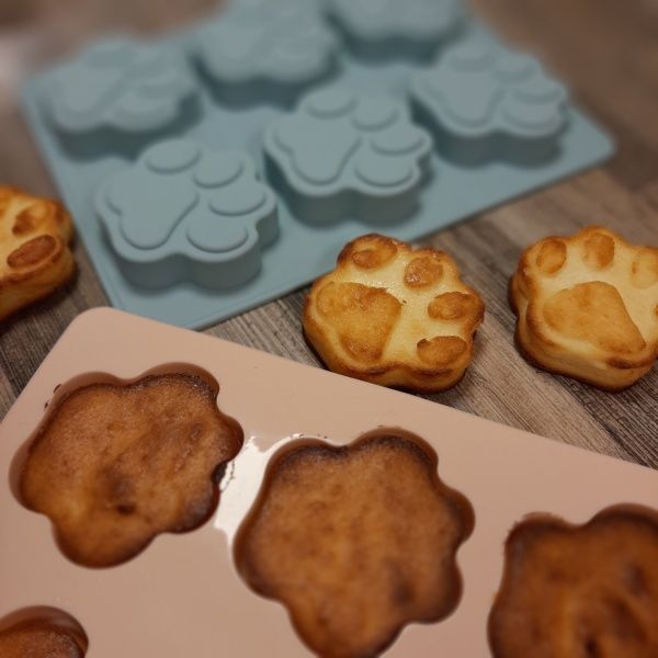 Форма для кексів Лапки 18.5х14х1.7 см 6 шт. 51618443 Flamberg Smart Kitchen