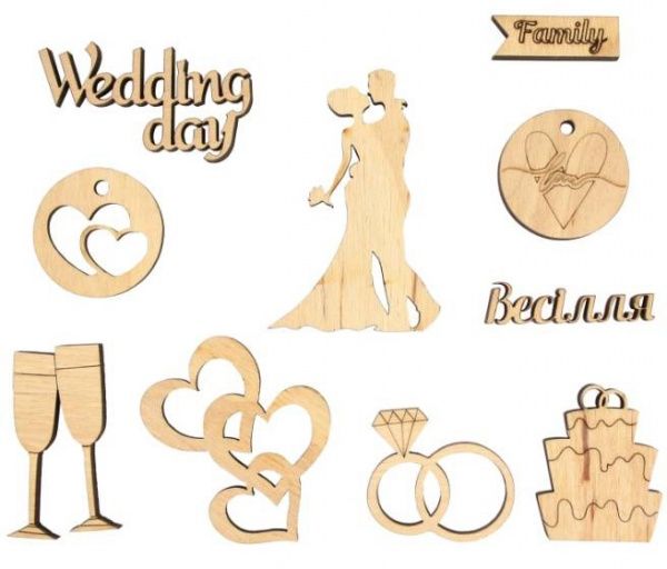 Набор заготовок Wedding 10 шт. 281338 Rosa Talent 