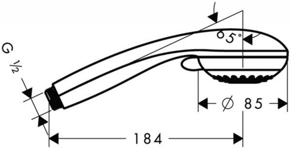 Ручной душ  HANSGROHE Crometta 85 Multi 28563000