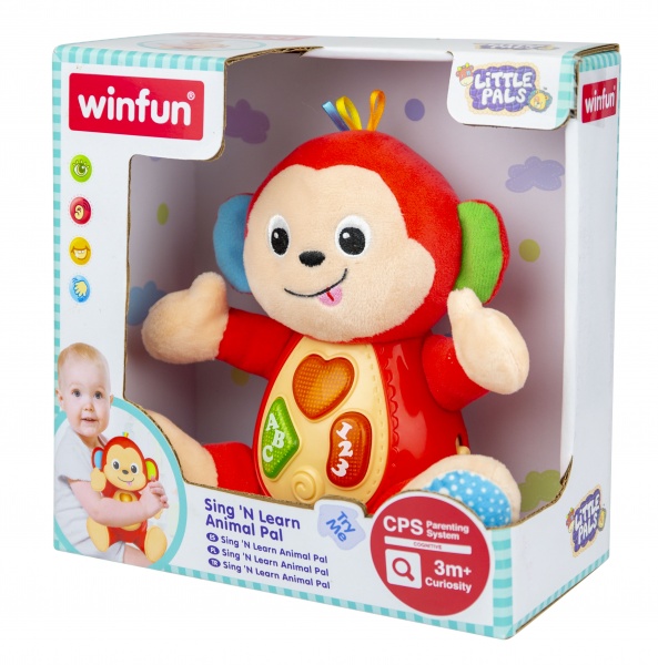 Игрушка музыкальная Winfun Обезьянка 0275-01