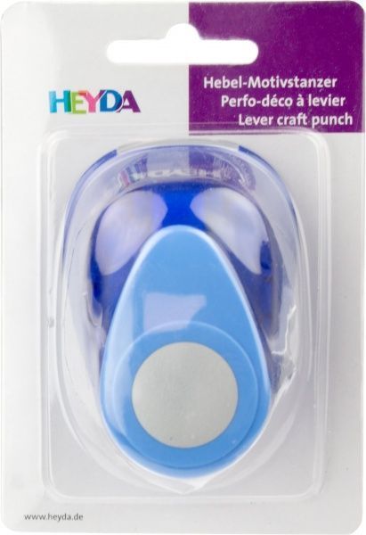 Фигурный дырокол Круг 2,5 см  HEYDA