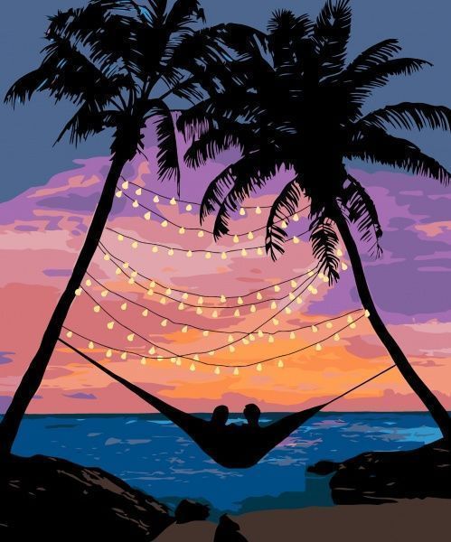 Картина за номерами Відпустка 35x45 см Rosa Start 