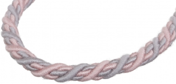 Подхват для штор натуральный 2017-38-K-122 розовый/серый Majestic