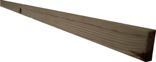 Рейка монтажная Еталон-ліс цельные конструкция 15х30х3000 мм сосна