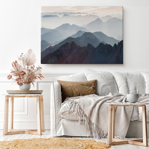 Картина на полотні Світанок у горах 110x80 см WS Holst 14082220 