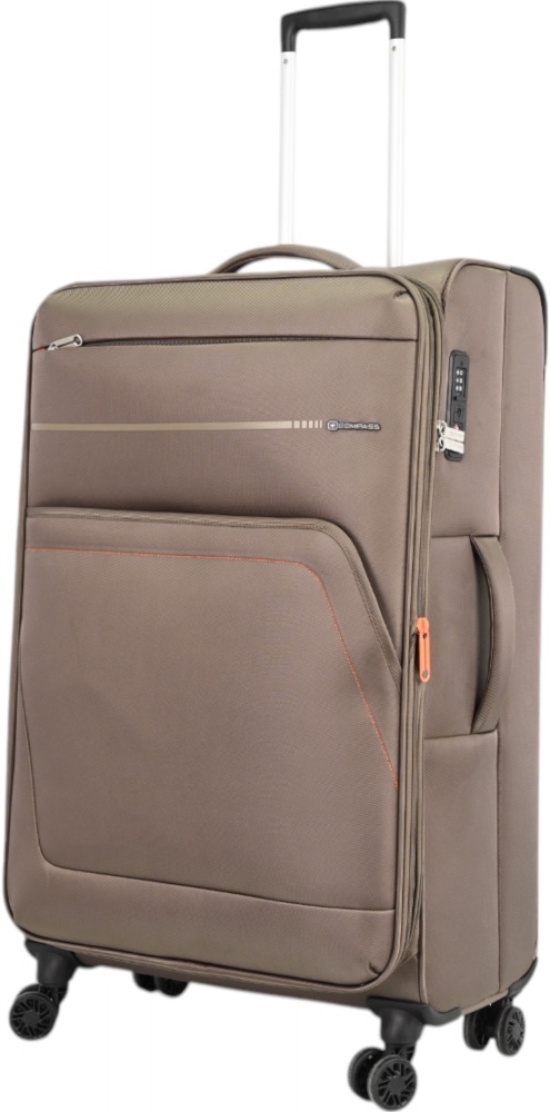 Валіза Compass MS-3006 62 л коричневий 69x44x24 см M