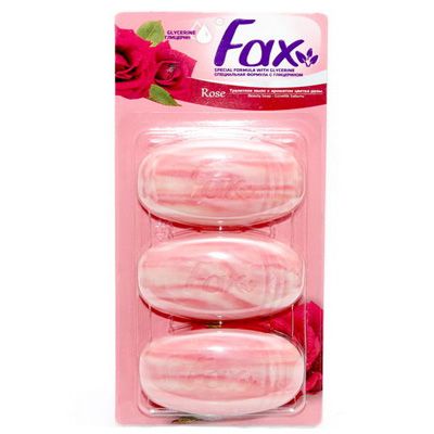 Мыло Fax Роза 3х115 г