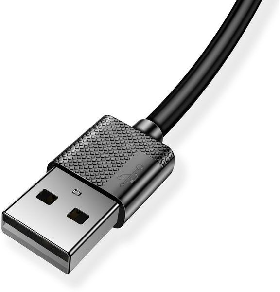 Кабель T-PHOX USB Type-C 1.2 м чорний (T-C801 black) Nets 