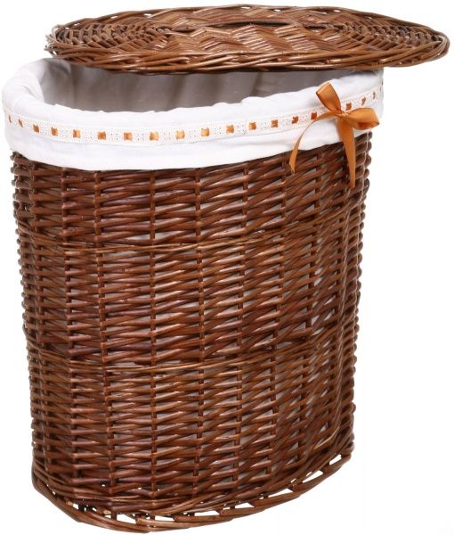 Кошик плетений з текстилем 44x30x48 см HQ13-10CD-2 