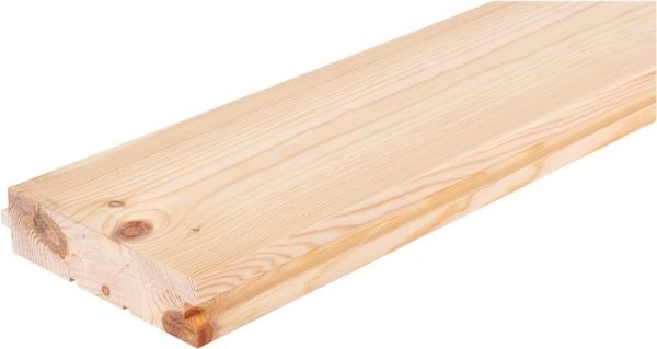 Доска пола 35х130х3000 мм сосна  