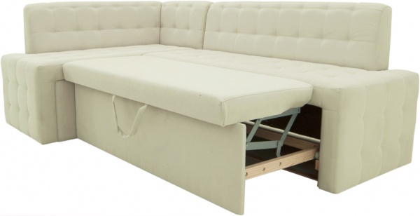 Куточок кухонний Кедр КАРАТ розкладний 7 молочний 