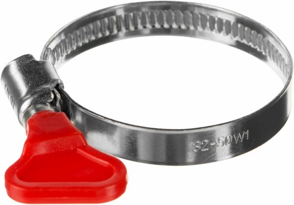 Хомут черв'ячний метелик 32-50 мм