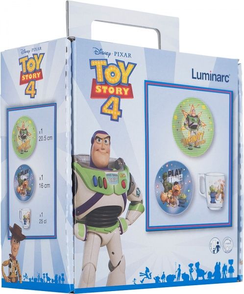 Набір дитячого посуду Disney Toy Story 3 предмета (P9344) Luminarc