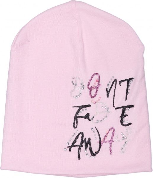 Шапочка детская для девочки Kraft 271-Т р.52-54 светло-розовый 