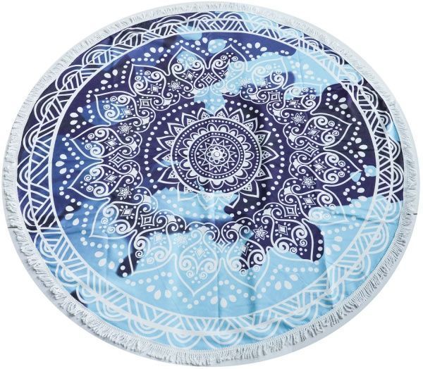 Полотенце пляжное Luna d-150 см мульти 