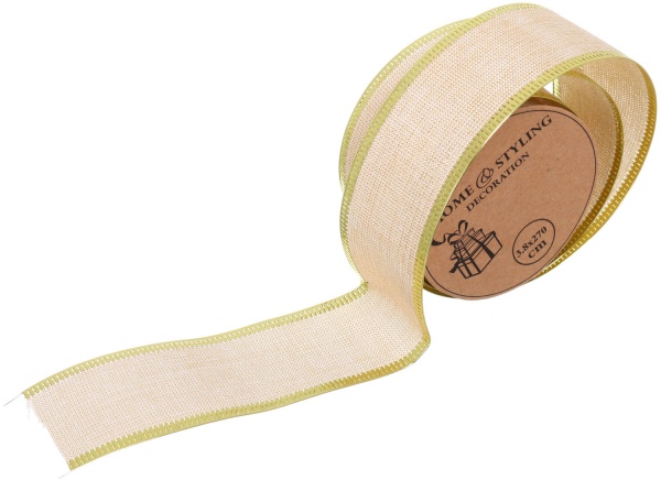 Лента новогодняя ANM800460 в ассортименте 38х2700 мм 