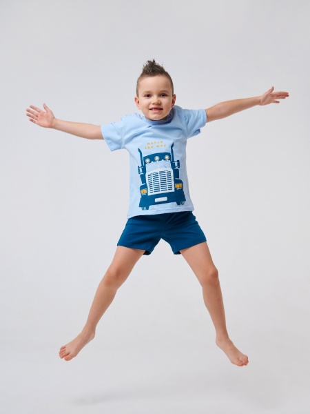 Піжама для хлопчиків Smil 104515 р.110 блакитний 