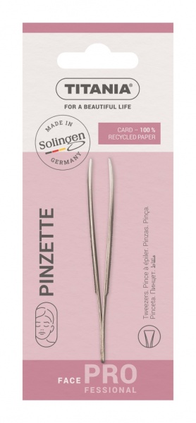 Пинцет TITANIA прямой 1060/A 