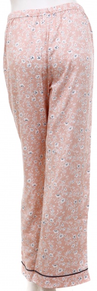 Брюки Trio женские BIZE принт цветы р. XL персиковый