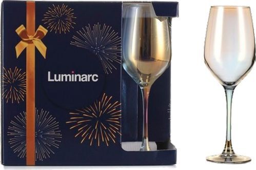 Набор бокалов для вина Селест Золотистый Хамелеон 350 мл 6 шт P1638/1 Luminarc