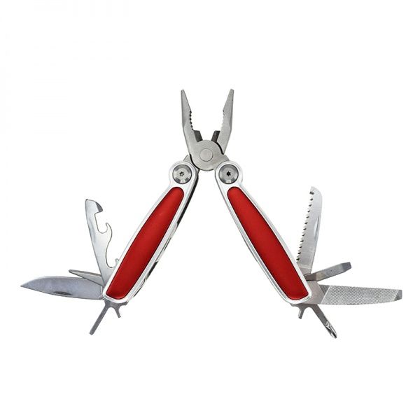 Мультиінструмент Bergamo Solid 11 функцій 100 мм в чохлі червоний