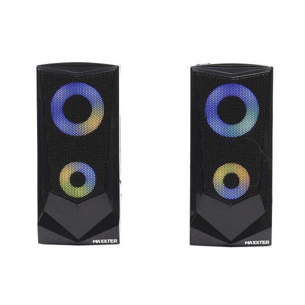 Колонки Maxxter CSP-U003RGB 2.0 black 
