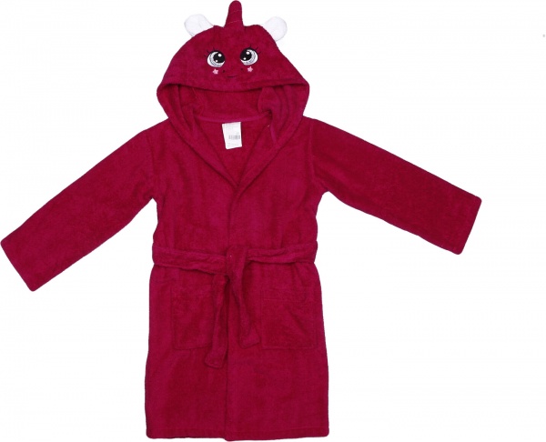 Халат детский для девочек Roksana р.128 розовый 37970724 