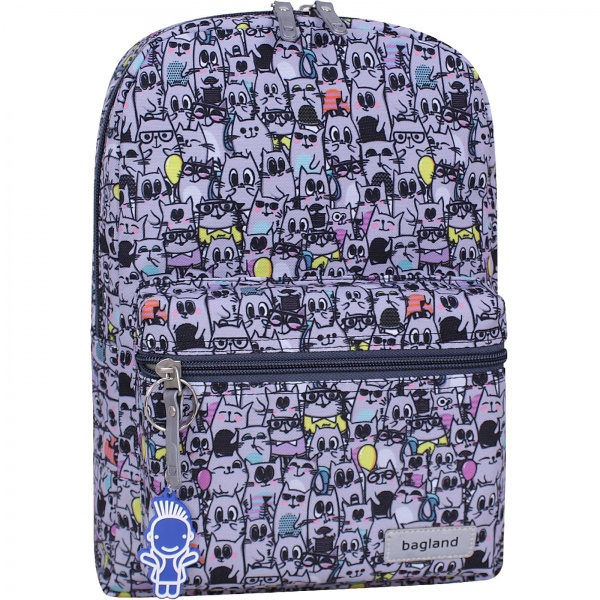 Рюкзак молодіжний Bagland Mini Котики з кульками 8 л суб.1114 (508664)