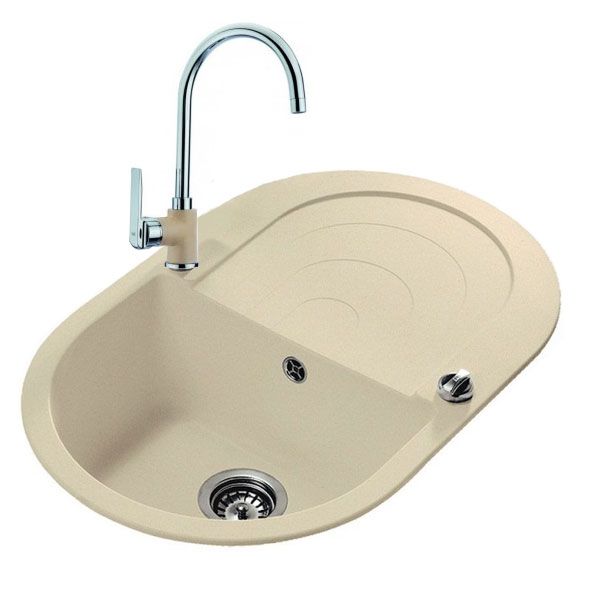 Мойка врезная Teka Perla 45 B-TG + Смеситель Inca H топаз