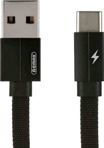 Кабель USB Type-C – USB 1 м чорний (RC-094M1M-BLACK) Kerolla MicroUSB Data/Charge 