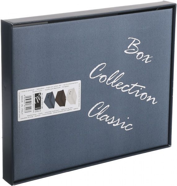 Ящик картонний Miss Space Classic 370x300x160 мм синій