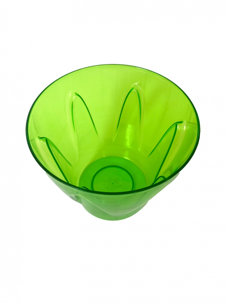 Кашпо пластик Аркада D 164 мм круглий салатовий