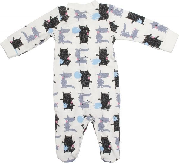 Боди Фламинго ясельный р.74 молочный 647-217 