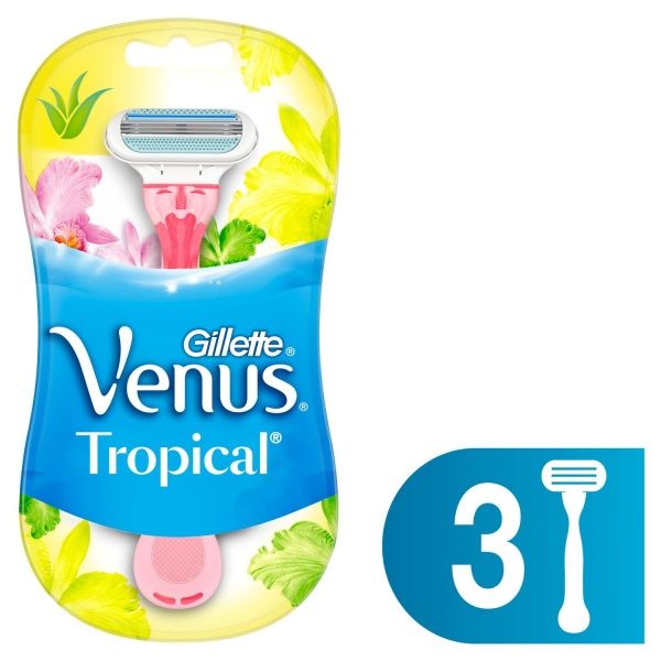 Станки одноразовые Gillette Venus Tropical 3 шт.