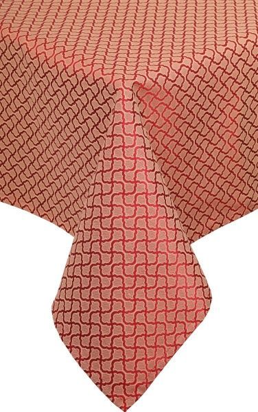 Скатертина Бордо з водовідштовхувальним покриттям 150x260 см з візерунком La Nuit 