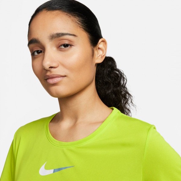 Футболка Nike W NK ONE DF CLRK STD SS CRP TP DM7363-321 р.XL жовтий