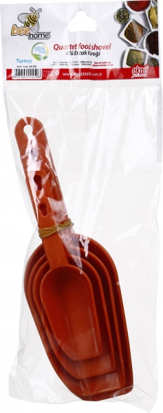 Совок для сипких продуктів 4 шт 19,5х6.,5х5.,5 см AK 459 Fackelmann