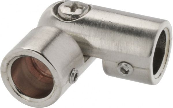 Соединитель леера поворотный d 10 мм матовый (40307092)