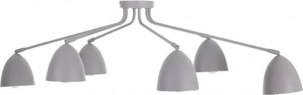 Люстра TK Lighting 2379 6x60 Вт E27 серый Loretta 